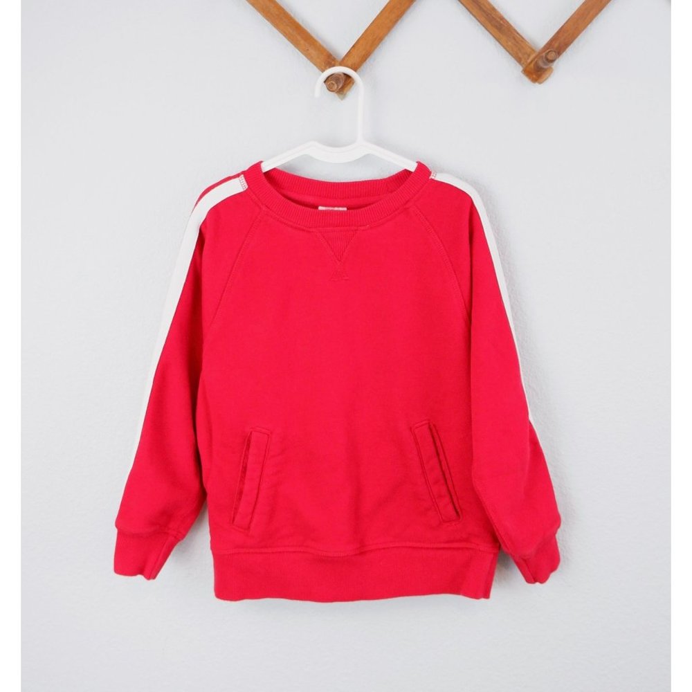 Hanna Andersson Red Kids Pull Over Sweatshirt, size 5